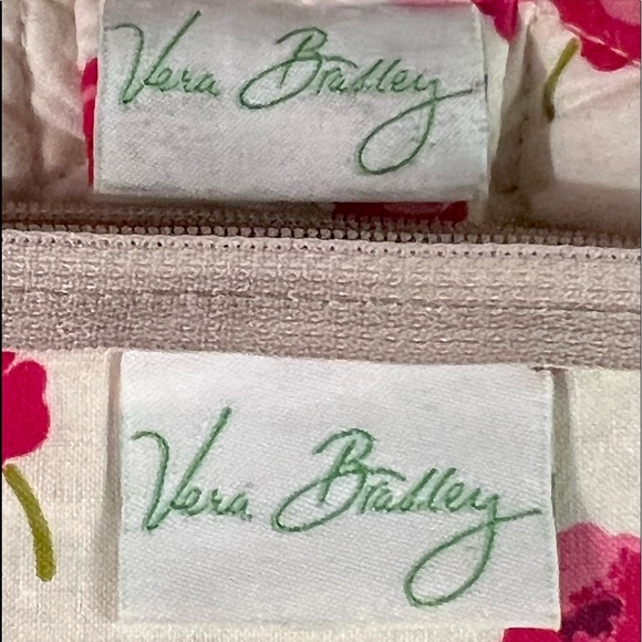 VERA BRADLEY Frannie Purse & Zip ID (Retired!) Make Me Blush - Picture 4 of 4